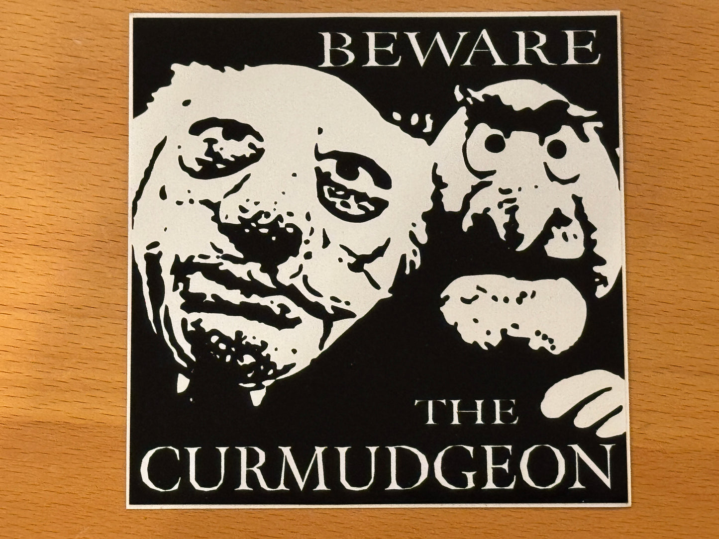 zzz-Primate - Beware the Curmudgeon Sticker