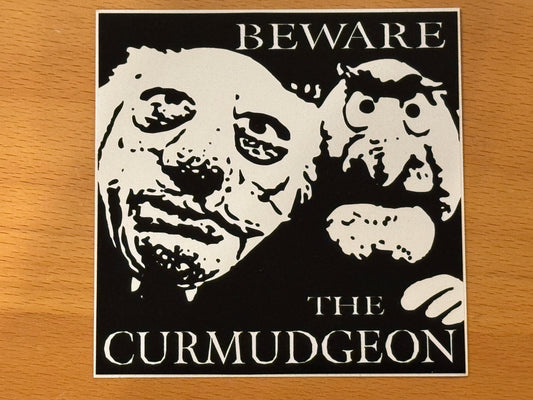 zzz-Primate - Beware the Curmudgeon Sticker
